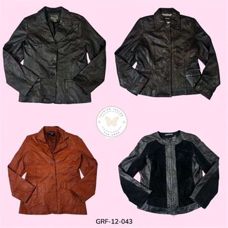 Luxury Leather Jacket – Sleek, Comfortable, Everyday Wear (GRF-12-043)