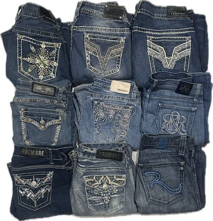VIGOSS AND OTHER MIX BRANDS JEANS (MD 1454)