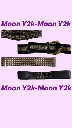 Y2K Chunky Studded belts