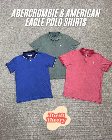 Camisas Polo Abercrombie & American Eagle - (09/12)