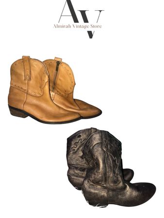 Vintage leather boots