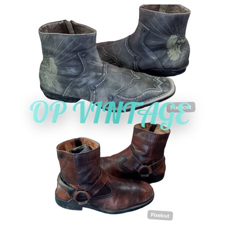 Op vintage 118 Herren Vintage Knöchelstiefel