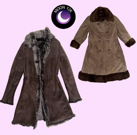 Y2K Vintage style afghan coats