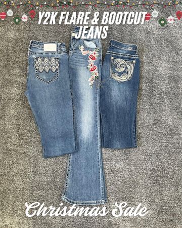 Jeans a zampa d'elefante/bootcut Y2k (09/12)