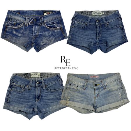 Y2K Britney Era Cyber Girl Sexy Mini Short RE-2589