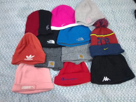 Vintage mixed brand beanie