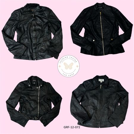 Modern Biker-Style Leather Jacket – Elegant & Practical (GRF-12-072)