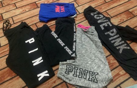 Pink trackpants