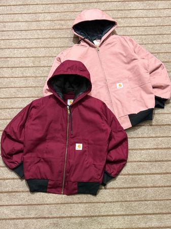 Carhartt Active Wear Maroon & Pink Rework Style Jackets