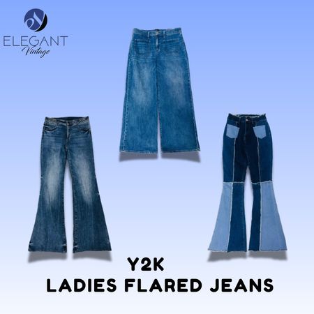 Y2K Ladies Flared Jeans - EV1471