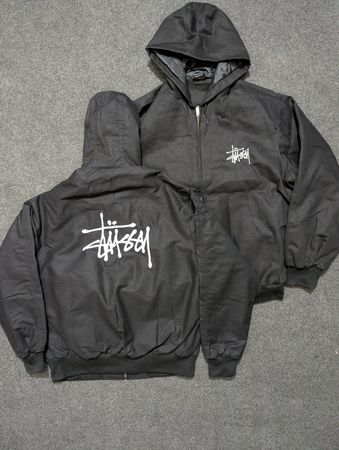 Stussy Active Black Reworked Style Jackets