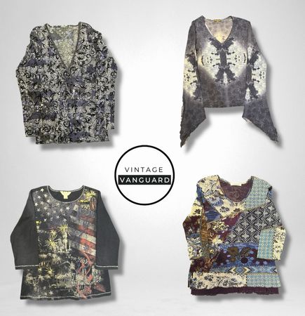 ヴィンテージインディステートメントトップセット – ダーク＆アーシートーン (E)