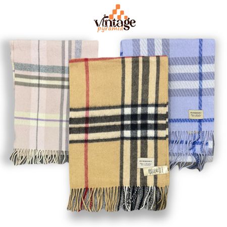 VPX622 Burberry Schals 100% authentisch Kaschmir & Lammwolle