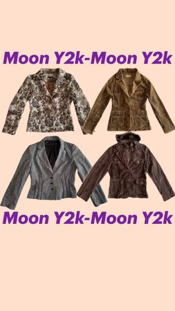 Y2K Office Baddie Corduroy Coats