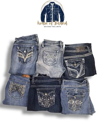 Jeans flare em liquidação