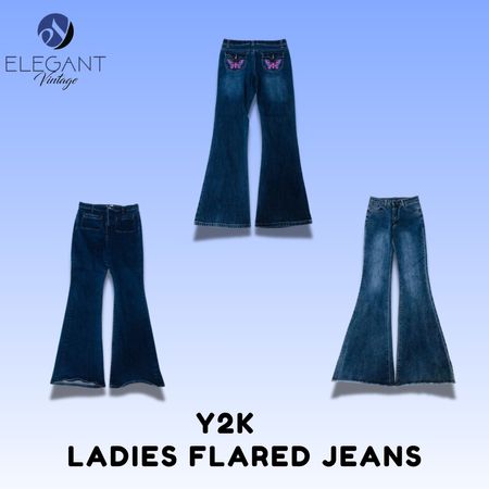 Y2K Ladies Flared Jeans - EV1516