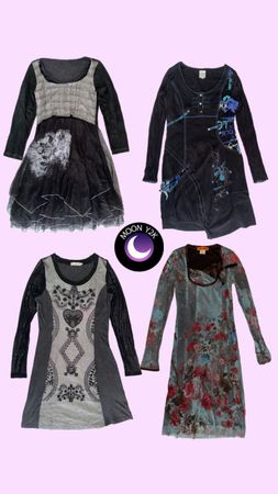 Y2K e girl cargo dresses