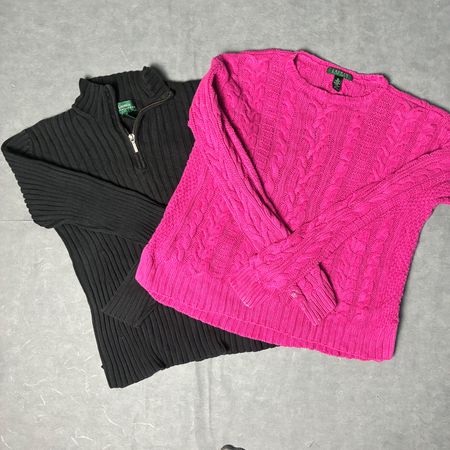 Lauren Ralph Lauren Green tag sweater (ZRS:78)
