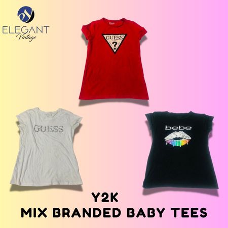 Y2K Mix Branded Baby Tees - EV1538