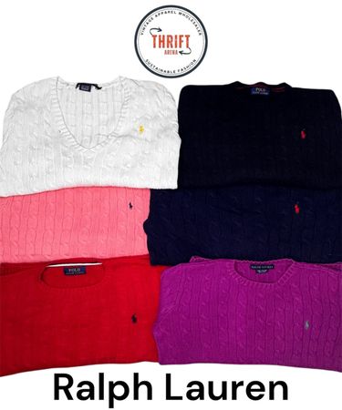 T2291 Ralph Lauren Cable Knit Sweaters