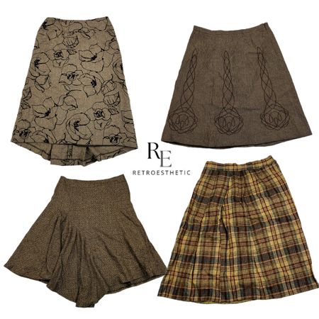 Jupes en laine Y2K London Girl RE-2609