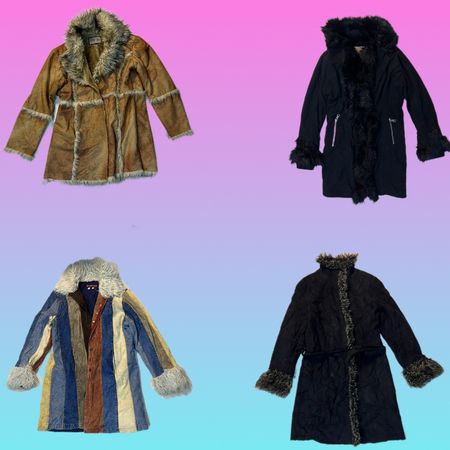 Y2K Unique Afghan Coat (TS-1782)