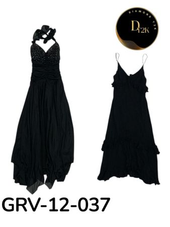 Robe en polyester rétro Y2K pour femmes – Vêtements de fête et de club d'été (GRV-12-037)