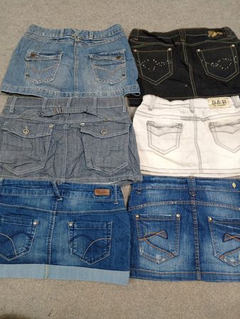 Jupes micro mini en denim HD1269 Ladies Y2K