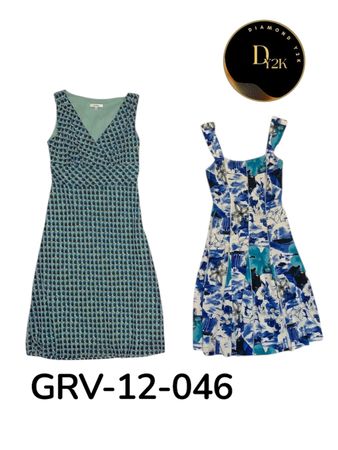 Y2K Ästhetik Polyester Kleid – Vintage Partykleidung (GRV-12-046)
