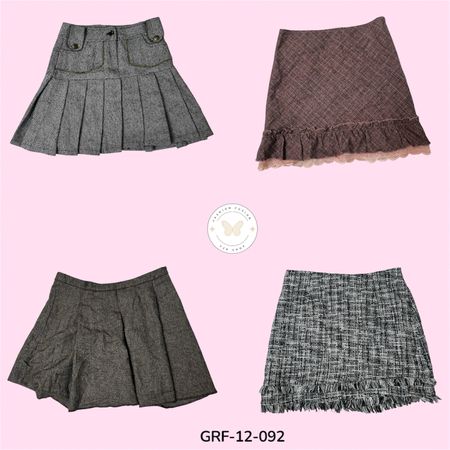 Cozy Wool Mini Skirt – Sleek Everyday Style (GRF-12-092)