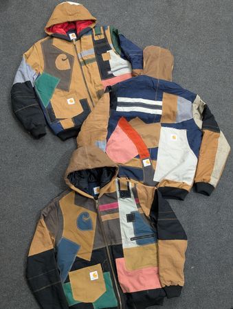 Carhartt Active Wear Special Patchwork Rework Style Jackets