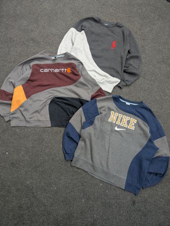 Nike, Carhartt and Polo Crewneck Sweatshirts Rework Style.