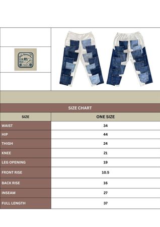 Upcycled Pocket-Panel Denim Pants