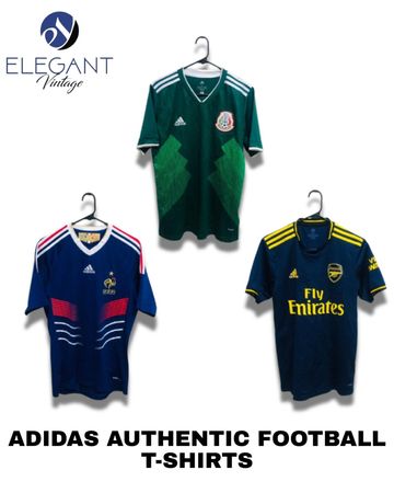 Adidas (100% Authentic) Football T-Shirts - EVM0548