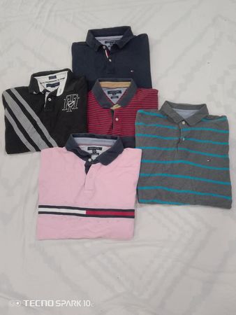 CRZ1018 Tommy Hilfiger Collar T-Shirts