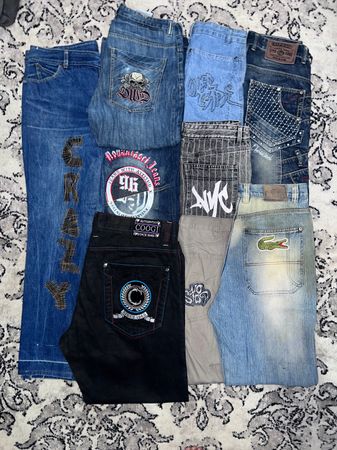 Y2k Hip Hop Jeans Pants
