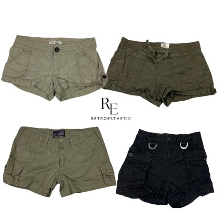 Y2K NYC IT Girl Calças Mini de Algodão RE-2624