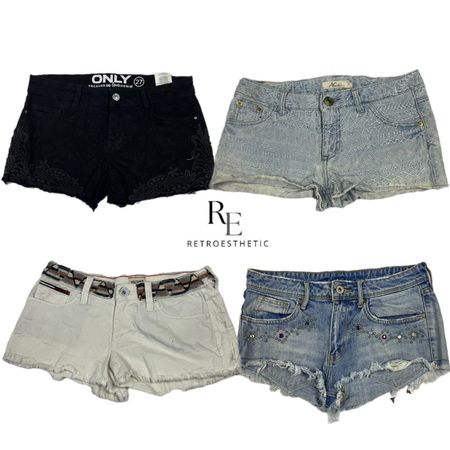 Y2K Britney Era Girl Sexy Micro Mini Shorts RE-2627