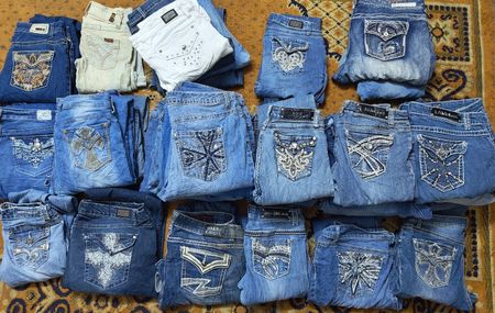 Y2Kエンベリッシュポケットカプリバンドル | ビーズ＆刺繍バックポケット