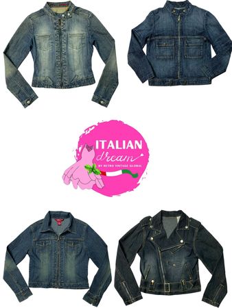 Y2K Unique Zipper Denim Jacket