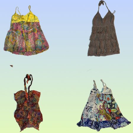 Vestidos Mini Grunge Y2K (TS-1792)