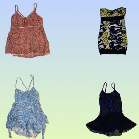 Vestidos Mini Y2K (TS-1800)