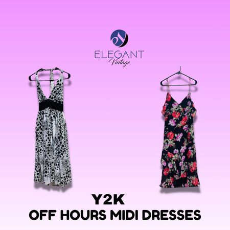 Y2K Off Hours Midi Dresses - EV1568