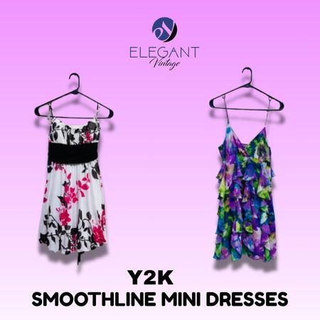 Y2K Smooth Line Mini Dresses - EV1570