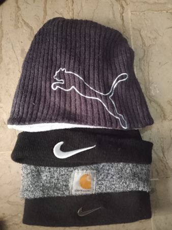 Carhartt puma Nike and mixed brands beanie