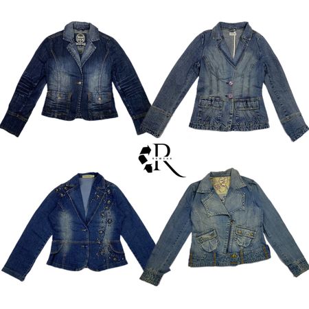 Y2K NYC IT Girl Giacca di Jeans RW_1367