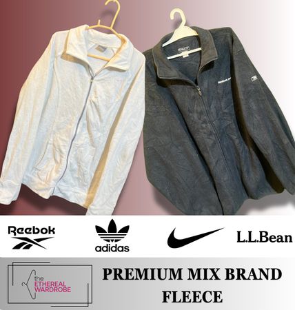 Premium Mix Brand Fleece including Nike, Adidas, Reebok and L.L. Bean