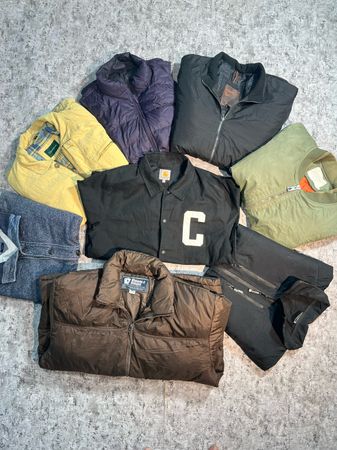 Mix giacche firmate Carhartt, Tommy Hilfiger