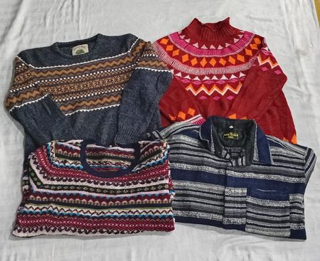 CR5627  Y2K Colorful Sweaters