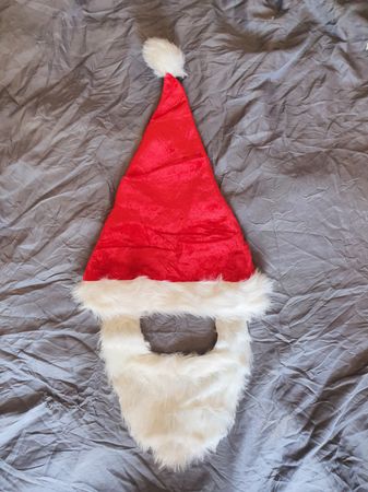 Woolen Red Merry Christmas Cap